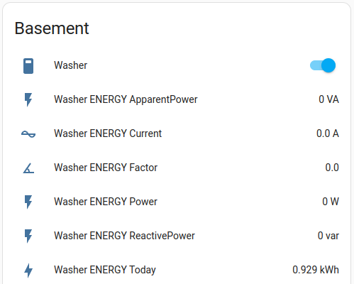 Monitoring Power Consumption in Home Assistant